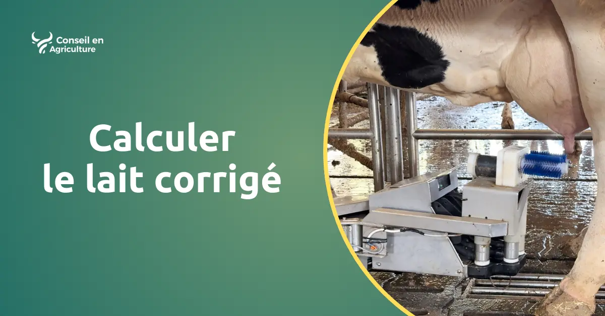 calcul lait corrigé
